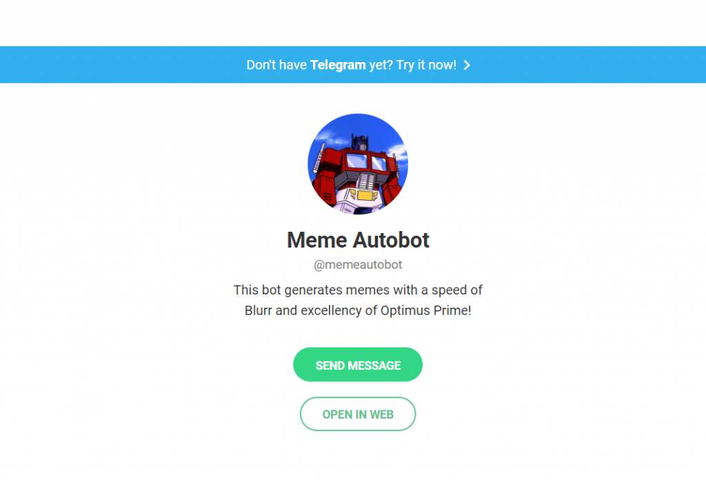 Meme Autobot