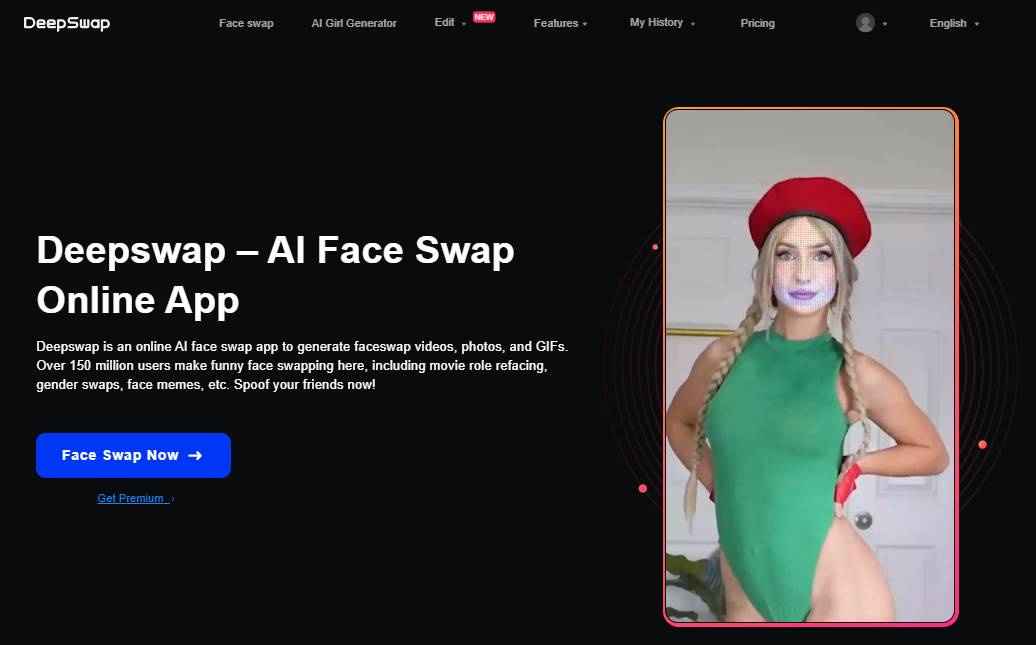 deepswap face fwap online app