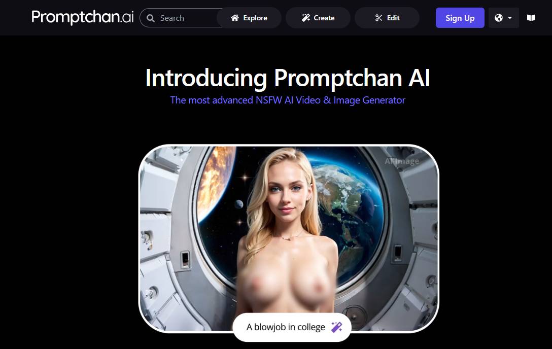 Promptchan AI nsfw video and image generator