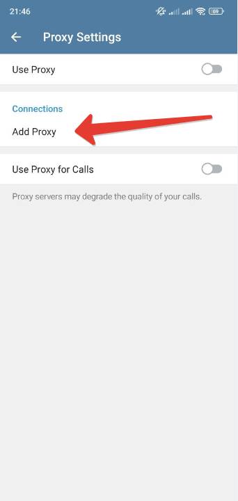 telegram add proxy