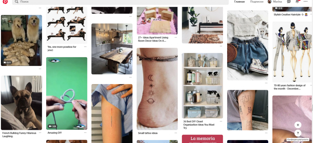 лента Pinterest монетизация