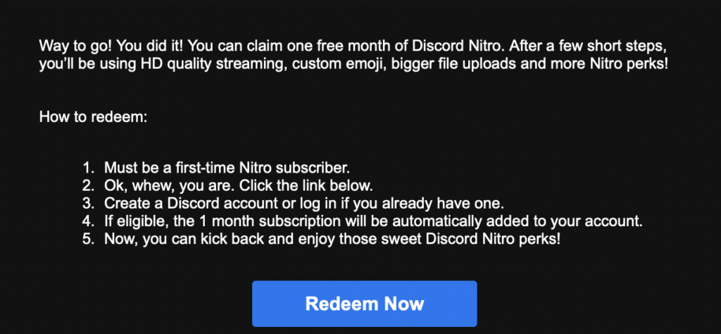 Как получить бесплатный discord nitro?