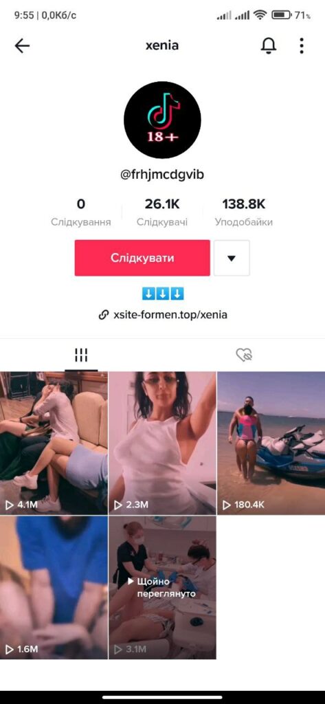 porn profile tiktok