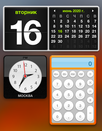 виджет-часы
