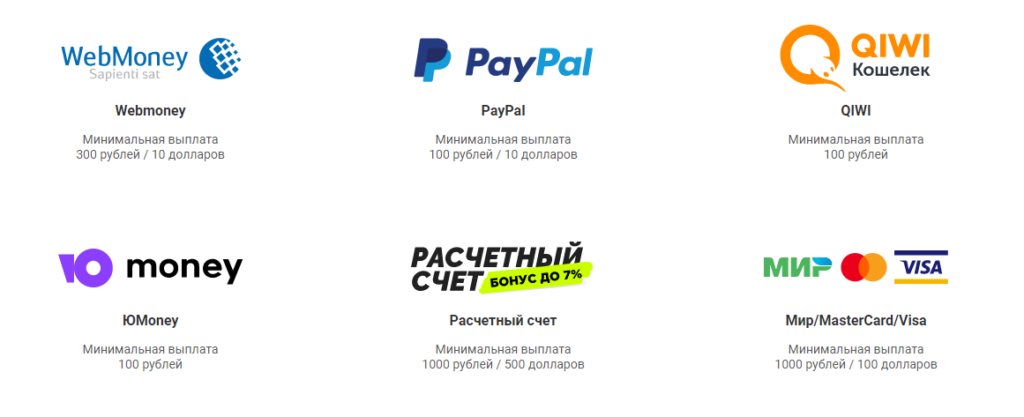 выплаты advertise