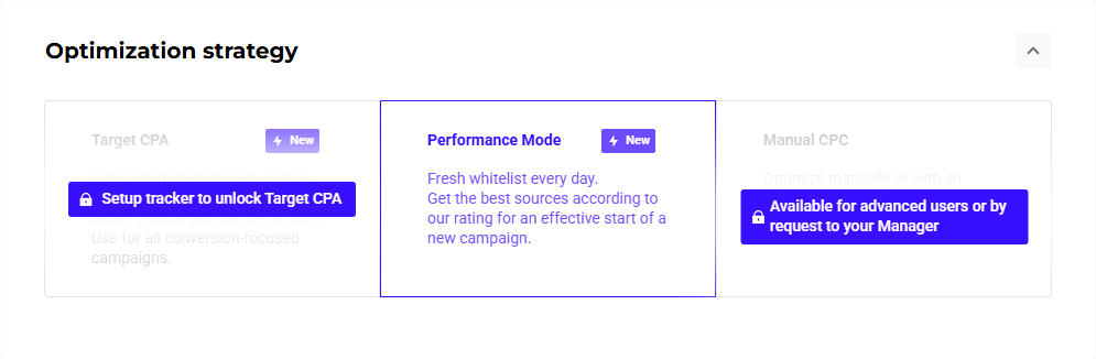 perfomance mode riches