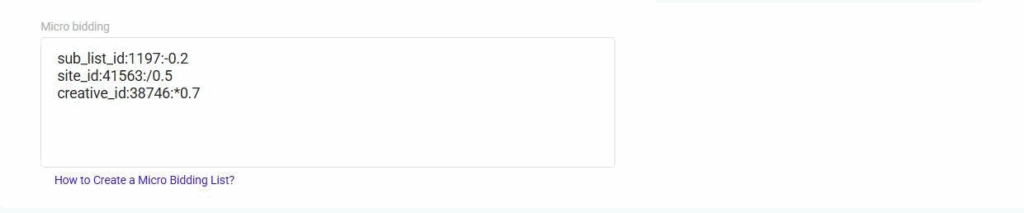 micro bidding richads