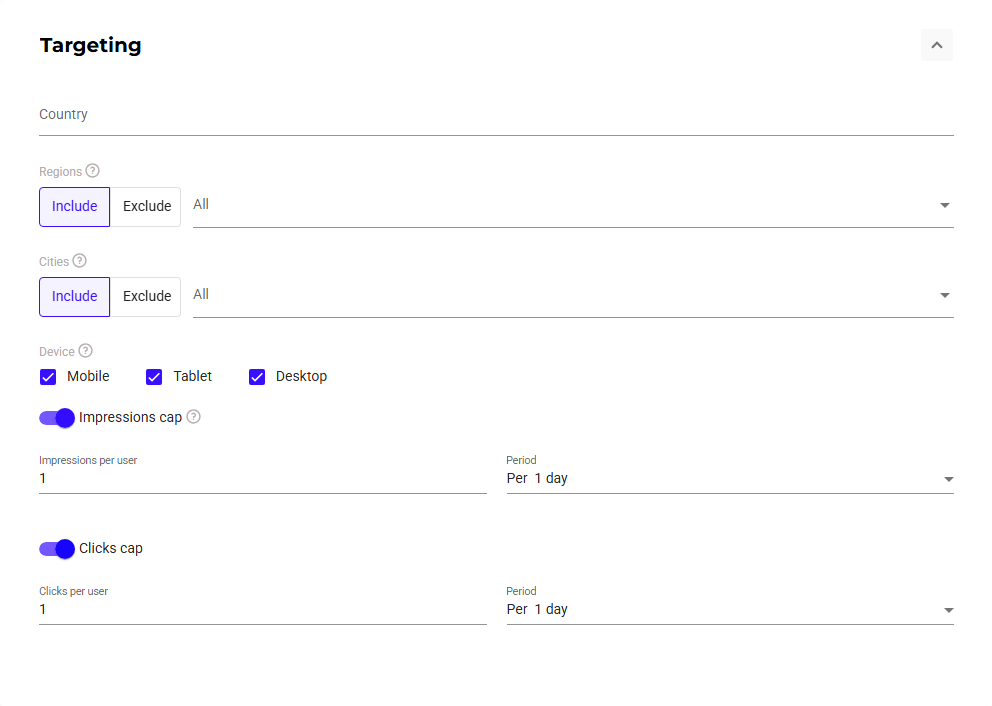 таргетинг в рекламной сети