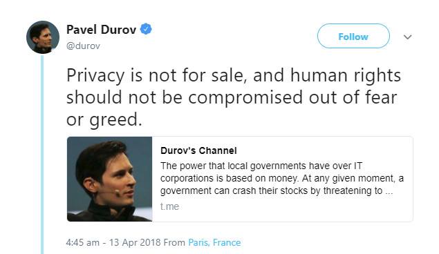 twitter @durov