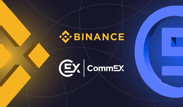 Криптобиржа CommEX binance