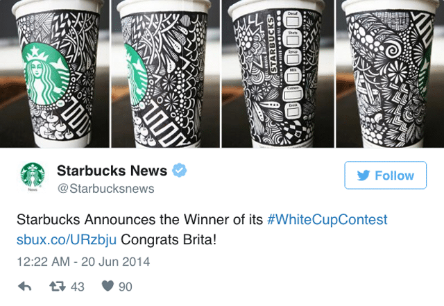 twitter starbucks