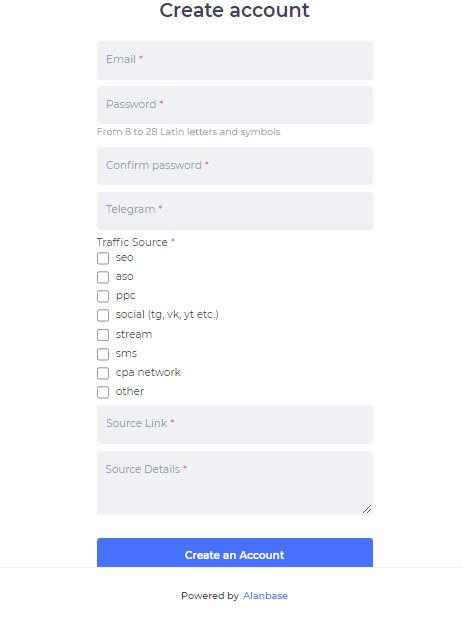 Liga Partners регистрация