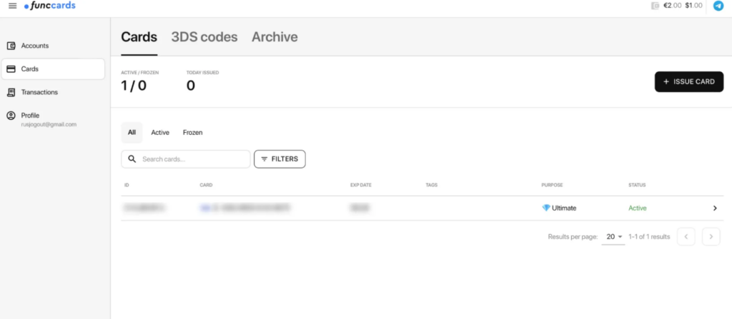 funccards карты