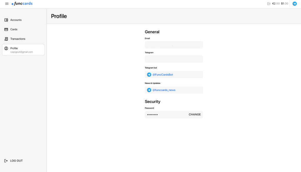 funccards профиль