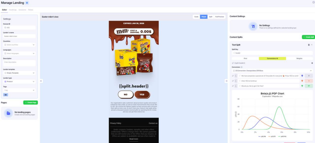 сплит-тестирование